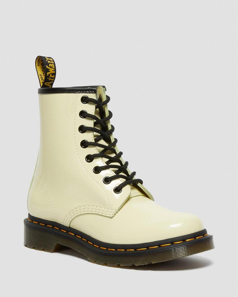 Dr Martens 1460 Lak Leren Veterlaarzen Dames Room | NL 584QMA